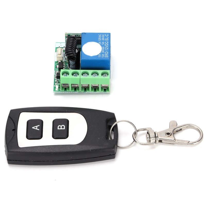 Wireless Remote Control Switch Transmitter Receiver SingleChannel Learning Wireless Control