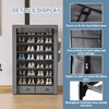 OYREL Shoe Rack Storage Cabinet 32 Pairs Organizer Shelf Tall