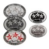 QuickMarine 2 Pcs Marine Ultra Low Emission 3 Star Decal