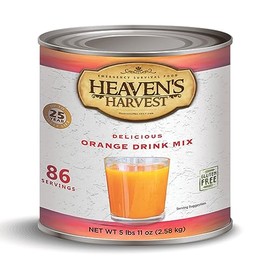 Heaven's Harvest Freeze-Dried Emergency Survival #10 Can (Orange Drink)
