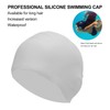 Swim Bathing Cap Silicone Waterproof Swimming Head Cover Professional with