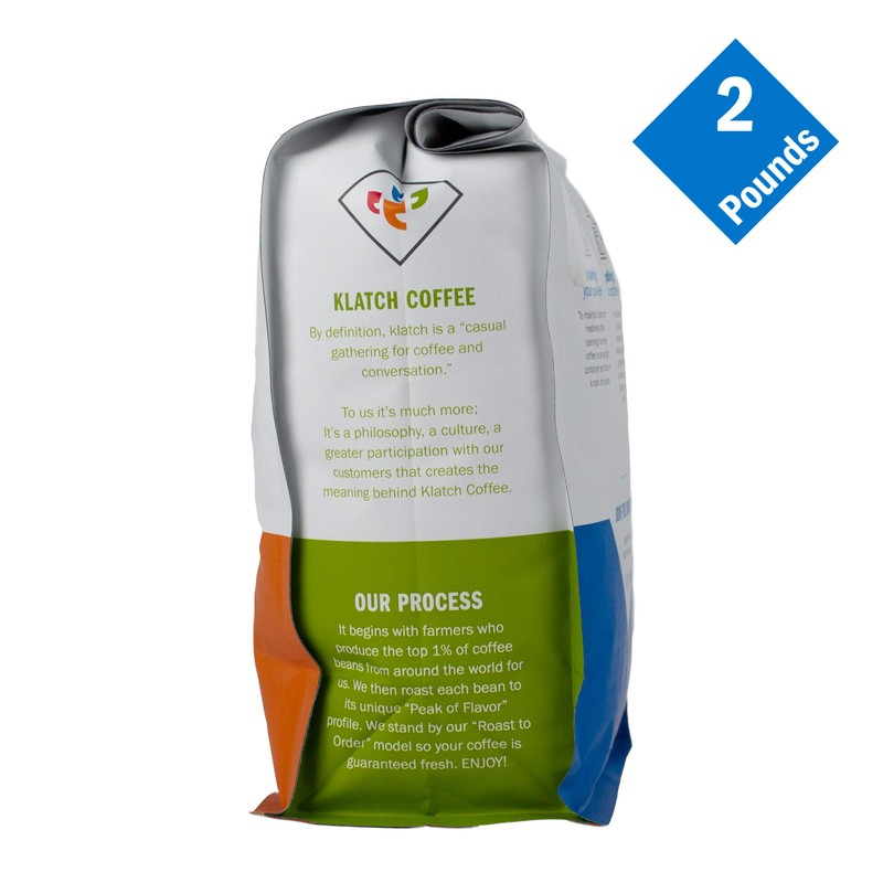 Klatch Coffee Brazil Klatch Diamond Reserve Medium Roast, 2 Pound,