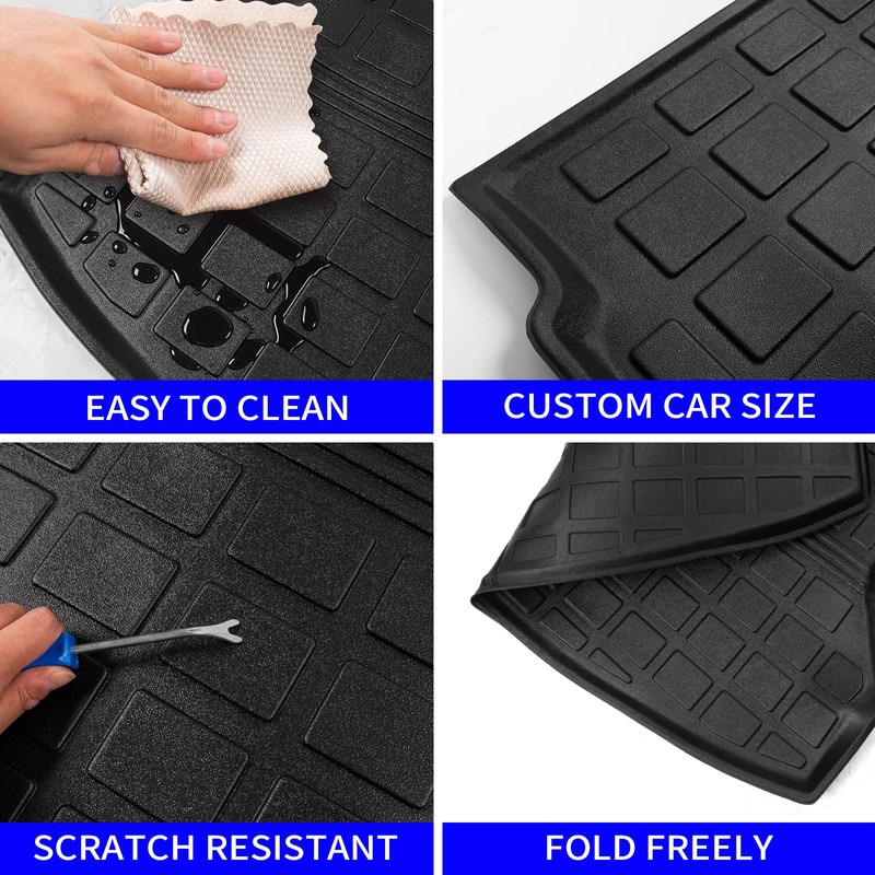 Rongtaod Cargo Mat Compatible with 2014-2020 Nissan Rogue Trunk Mat