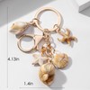 Hoheng Shell Keychain Bag Charms for Women Summer Beach Shell