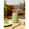 CHAQI Matcha Whisk Set with Long Handle Matcha Whisk, Wave
