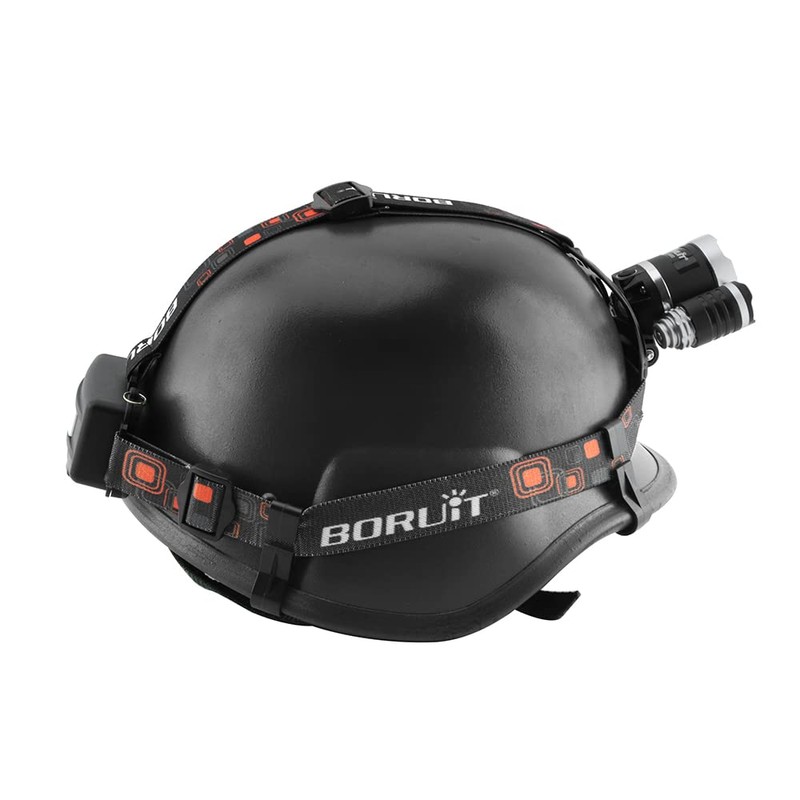 Helmet Holder, Fixed Band, For LED Headlights, General Purpose, Camping,