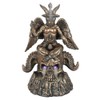 Something Different BF_13631 Backflow Incense Burner | Gold Baphomet LED