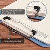 Mr. Pen- Plastic Clipboard, 12.5" x 9", 2 Pack, Gray-Blue