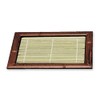 J-kitchens Soba Soba Soba, Rectangular Bamboo Plate, Soot Bamboo, Break-resistant,