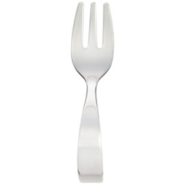 Takakuwa Metal Baby Fork, Silver, Size: Approx. W3.7 inches (9.5 cm), 004553