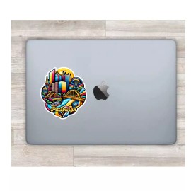 Texas Hart Designs Pittsburgh Pennsylvania Laptop Sticker