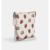 COACH CAQ09 Mini Rowan File Bag With Strawberry Print Coated