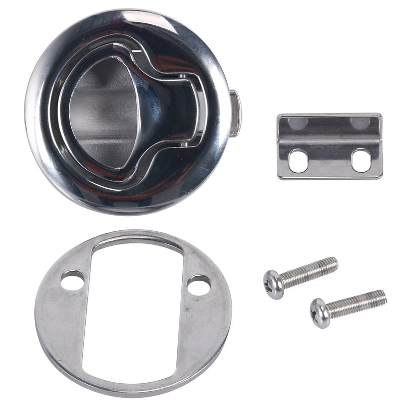 (B) - Amarine-made Marine Boat Stainless Steel 5.1cm Flush Pull