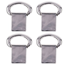 4 Pcs Shoulder Strap Clip Bag Handle Shoulder Strap Buckle Clip Buckle Decoration Hardware AccessoriesWhite Nickel