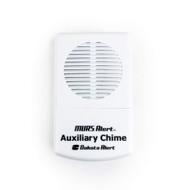Dakota Alert MURS Auxiliary Chime - Battery-Operated Wired Ringer Alarm for M538-BS MURS Base Station, Murs Chime Alert