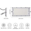 Sararoom 100W LED Flood Light Outdoor, IP65 Waterproof Security Lights,