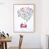Fdit Fingerprint Guest Book Fingerprint Tree Canvas Creative DIY Fingerprint