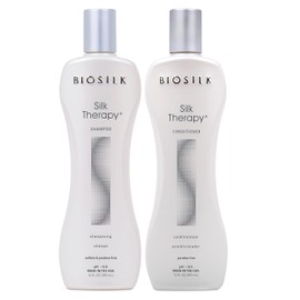 Biosilk Silk Therapy Duo Set Shampoo and Conditioner 12 Oz
