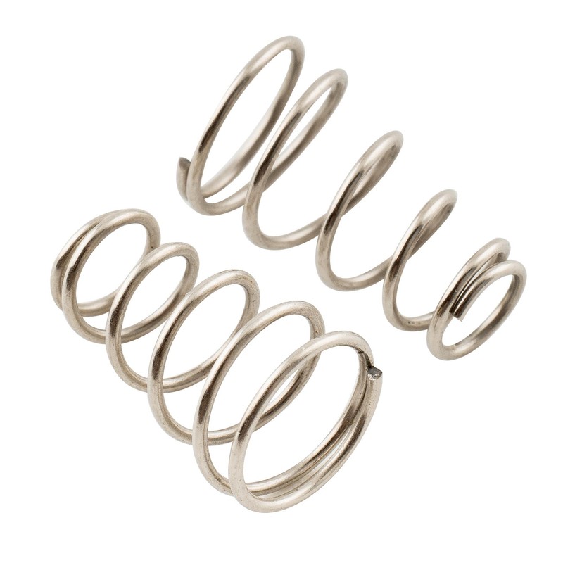 Musiclily 12x4.5/6.5mm Conical-Style Guitar Single-coil Pickup Height Springs,Nickel (20 Pieces)