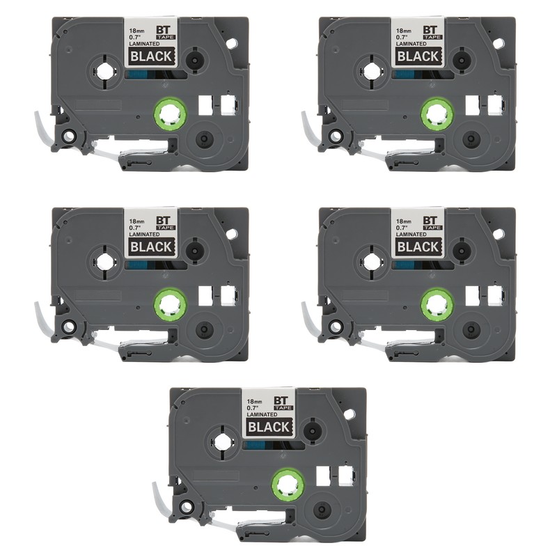 5pcs 18mm Label Maker Tape for Tze 241 Tz241 3/4in