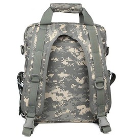 Flakitas Novelties Green ACU Digital Tactical 14" Laptop Computer Carrying Case Backpack Shoulder Molle Bag