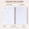 Simple Daily Planner Undated with Hourly Schedule - 6.5x9.25" Sage