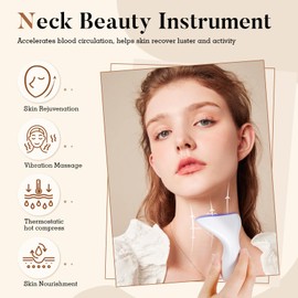 Electric Face Massager Anti-Wrinkle Face Against Wrinkles Beauty Meter, Neck Facial Firming Device, EMS Face Care Device for Anti Wrinkles & Face Care Deep Cleansing