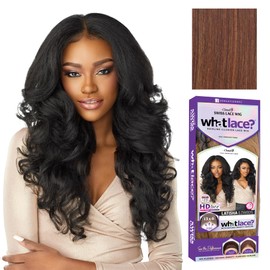 Sensationnel What Lace 13X6 Wigs - Latisha Lacefrontal Hand Tied Glueless Synthetic With Natural Density Preplucked Hairline (FLAMBOYAGECHOCOLATE)