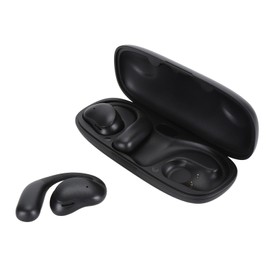 Generic Open Ear Headphones, IPX7 Waterproof Ultra Comforable Open Ear Earbuds with Charging Case, BT5.4 Sports Earbuds with Earhooks, 12H Playtime,for Running (Black), Generic941wd2von7-11
