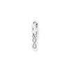 Thomas Sabo CR704-051-14 Women's Single Hoop Earrings Infinity Zirconia 925
