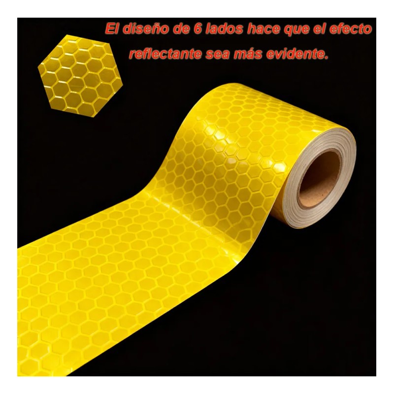 5pzs Sticker Reflejante Protector Auto Moto Bici 5cm*3m