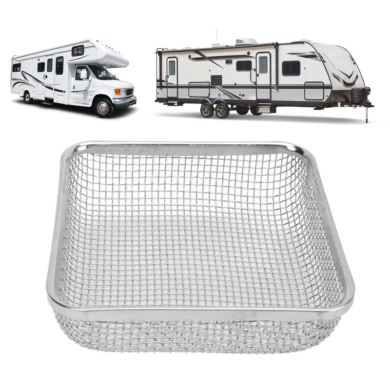 2Pcs RV Furnace Vent 4.5 X 4.5in Heavy Duty Stainless