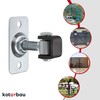 KOTARBAU® Set of 2 Adjustable Door Hinges M12 for Screwing