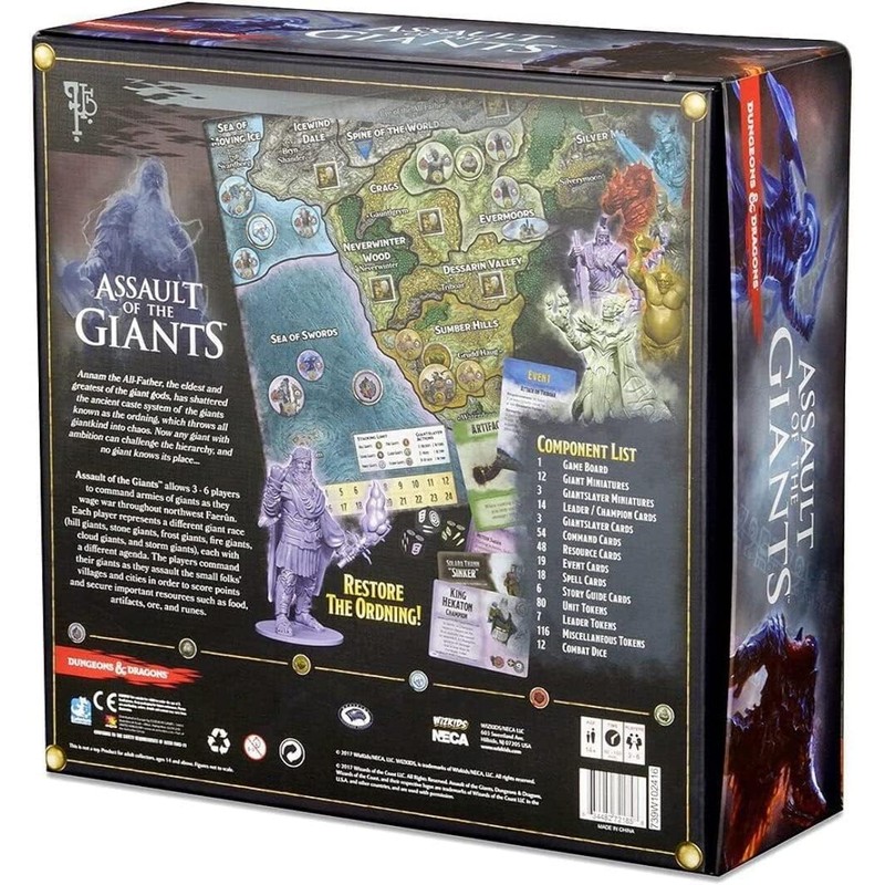 Dungeons & Dragons Assault of The Giants Board Game -