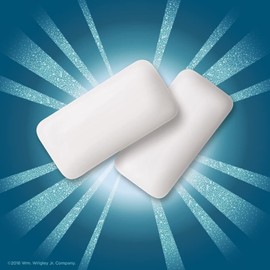 Eclipse Peppermint Sugar Free Chewing Gum 18 Count Pack of 8 Fresh Breath