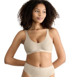 Sloggi Womens Ever Ease Soft Bra, Sand-Beige, L UK