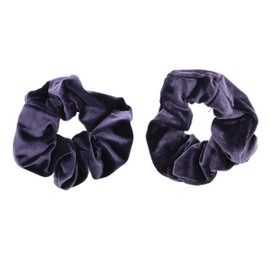 Zac's Alter Ego Pair of Luxurious Velvet Hair Scrunchies - Variety of Colours