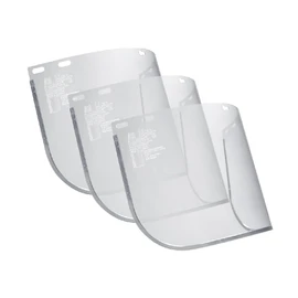 Blue Eagle Faceshield Replacement Visors (FC48) | Clear | High Impact Extrusion-grade Polycarbonate | 3 PCS
