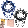 2 Pack Portable Clothes Line, Elastic Travel Clothesline, Adjustable, Retractable,