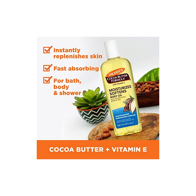 Palmers Cocoa Butter Formula Aceite Corporal Humectante con Manteca de