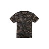 Brandit T-Shirt Various (Camouflage) Colours, Sizes S to 7XL, Dark