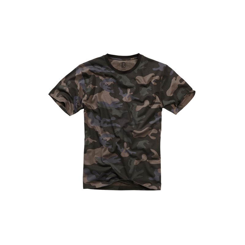 Brandit T-Shirt Various (Camouflage) Colours, Sizes S to 7XL, Dark