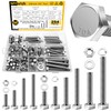 MYWISH 254 Pieces Hex Screws Assortment Kit, 1/4-20 5/16-18 3/8-16,