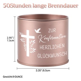 CadeauJoie Gift for Girls, Confirmation Gift, 9 oz Lavender Candles