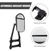 CHILDWEET Practical Convex Towing Mirrors for Cars and Clip Extension