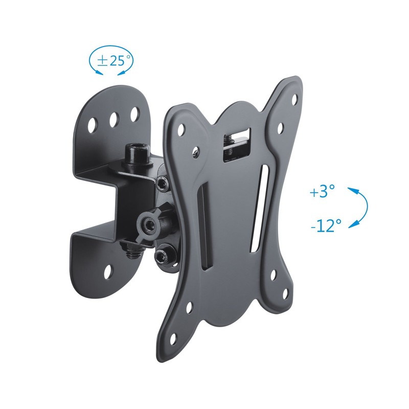 PureMounts® TV Halterung - Swivel - Vesa 100, Wandabstand: 75mm