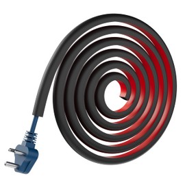 Cord Hider for Wall Mounted TV,118" One Cable Cover(<0.25" Diameter) with Side Open,Flexible Silicone Wire Raceway Management,Self-Adhesive Cord Organizer,Wire Concealer Channel,W 0.56"× H 0.45",Black