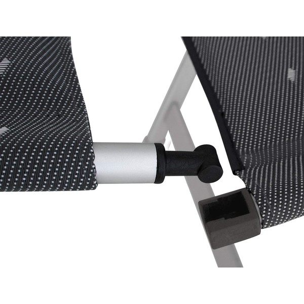 Eurotrail Chair-to-Footrest Connecting Set, black