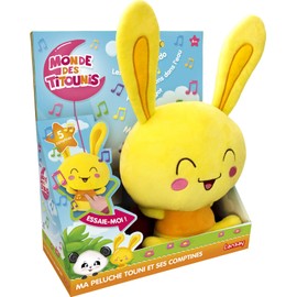 Lansay 15926V Titounis ma Peluche Touni et SES Comptines
