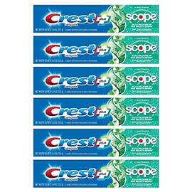 Crest Toothpaste Plus Scope Whitening Minty Fresh (Pack of 6)
